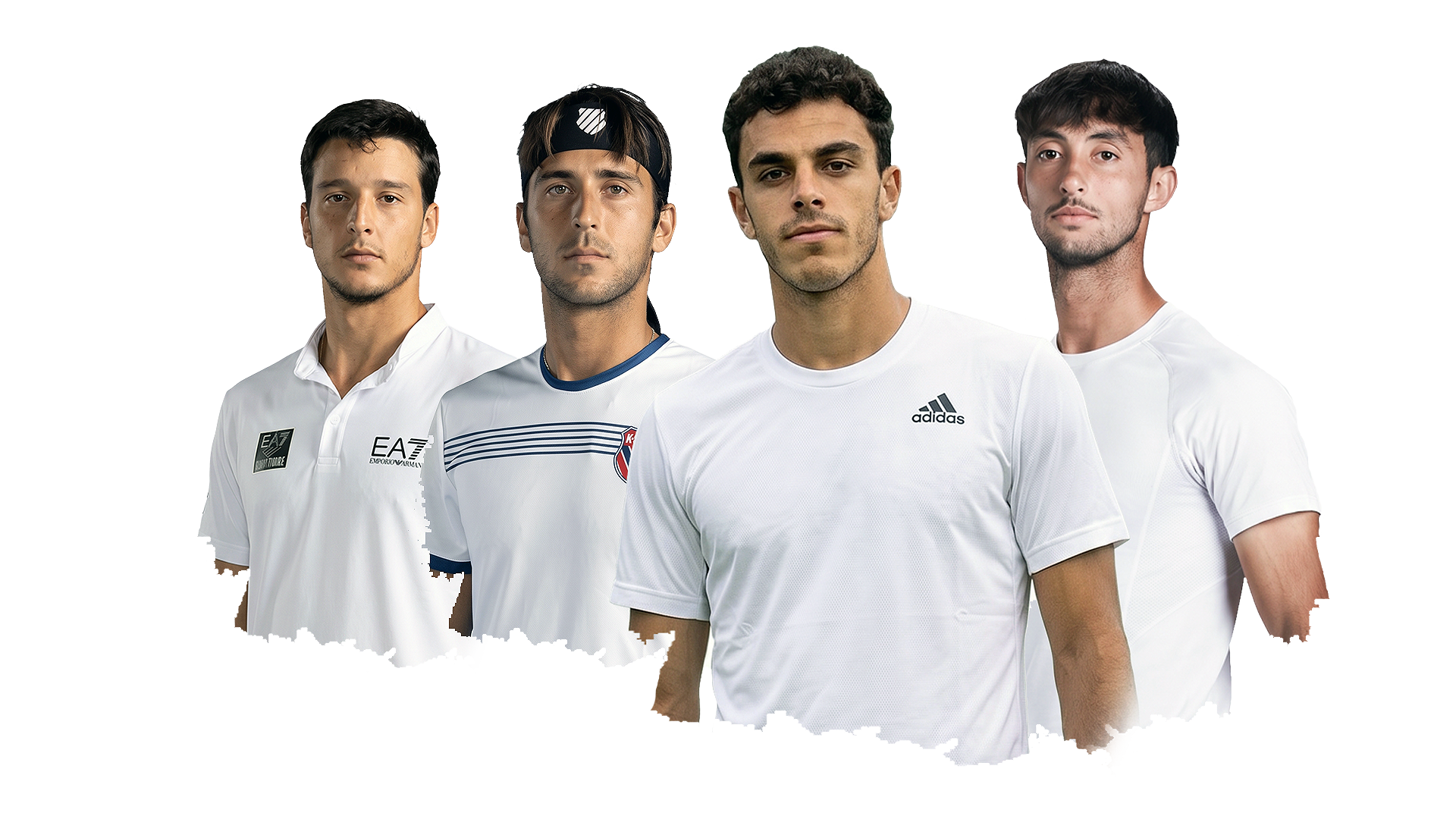 Lucho Darderi, Tomy Etcheverry, Fran Cerúndolo y Thiago Tirante